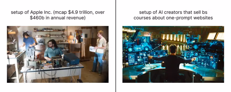 AI influencers are scamming you (no, you can't build this website with Claude)