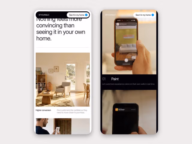 See for Yourself website, mobile screen 9